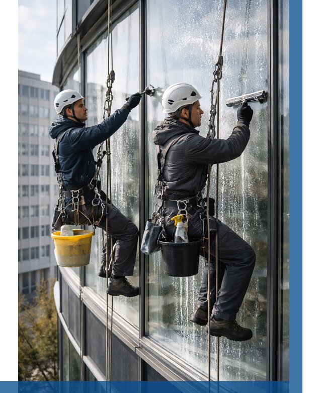 Мойка панорамных окон в Тутаеве от 367 р. заказать у ВЫСОТНИК-Ттв