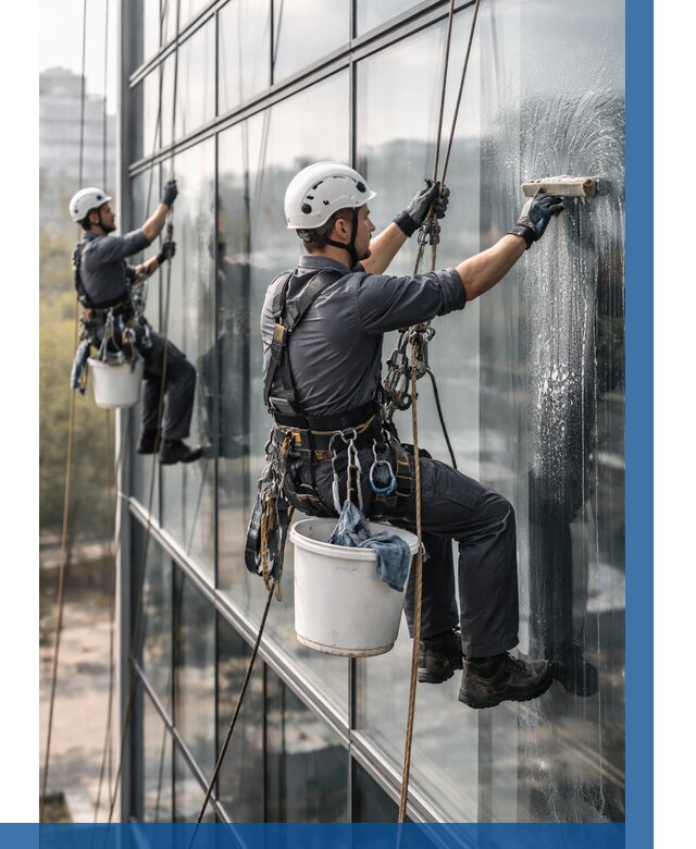 Мойка сплошного остекления в Тутаеве, заказать от 315 р.| ВЫСОТНИК-Ттв