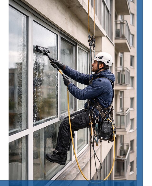 Мойка балконного остекления в Тутаеве от 3669 р. | ВЫСОТНИК-Ттв