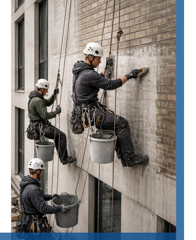 Удаление высолов с фасада в Тутаеве от 262 р. | ВЫСОТНИК-Ттв