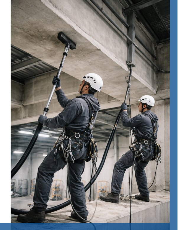 Обеспыливание потолочных конструкций в Тутаеве от 262 р. |ВЫСОТНИК-Ттв