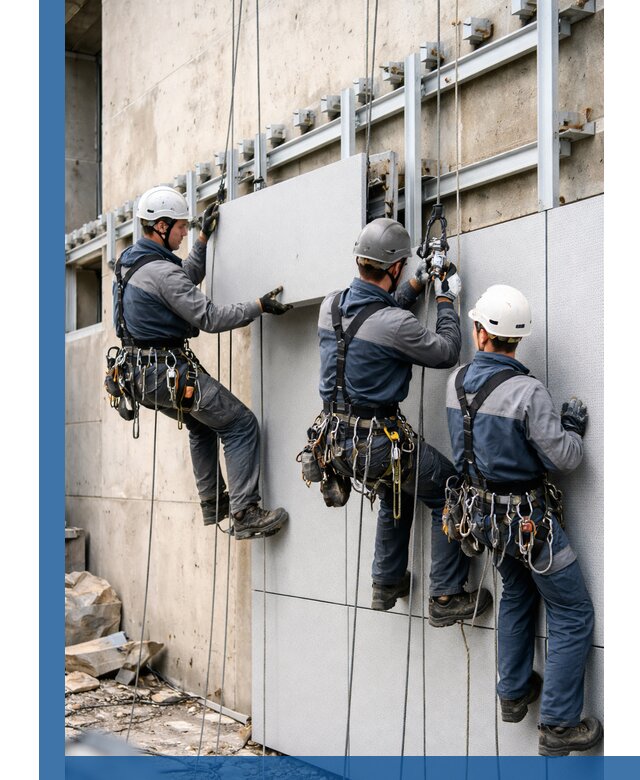 Монтаж вентилируемого фасада в Тутаеве под ключ с гарантией качества