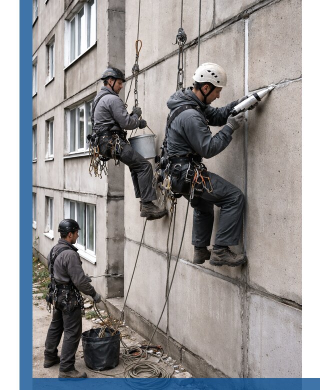 Герметизация межпанельных швов в Тутаеве с гарантией герметичности