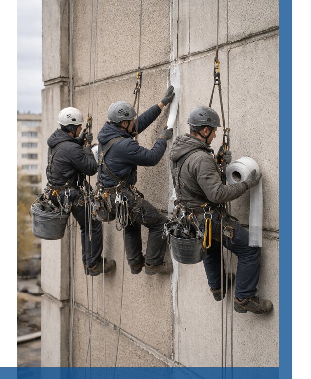 Ремонт межпанельных швов в Тутаеве от 786 р. | ВЫСОТНИК-Ттв