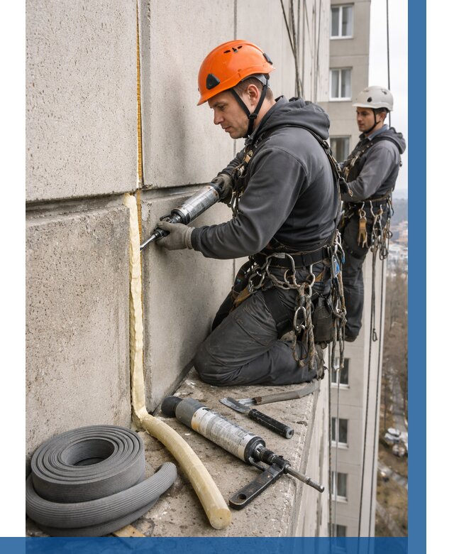 Теплый шов межпанельные швы в Тутаеве от 734 р. | ВЫСОТНИК-Ттв