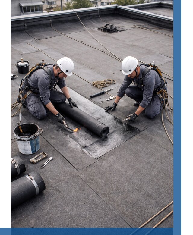 Ремонт мягкой кровли под ключ в Тутаеве от 734 р. | ВЫСОТНИК-Ттв