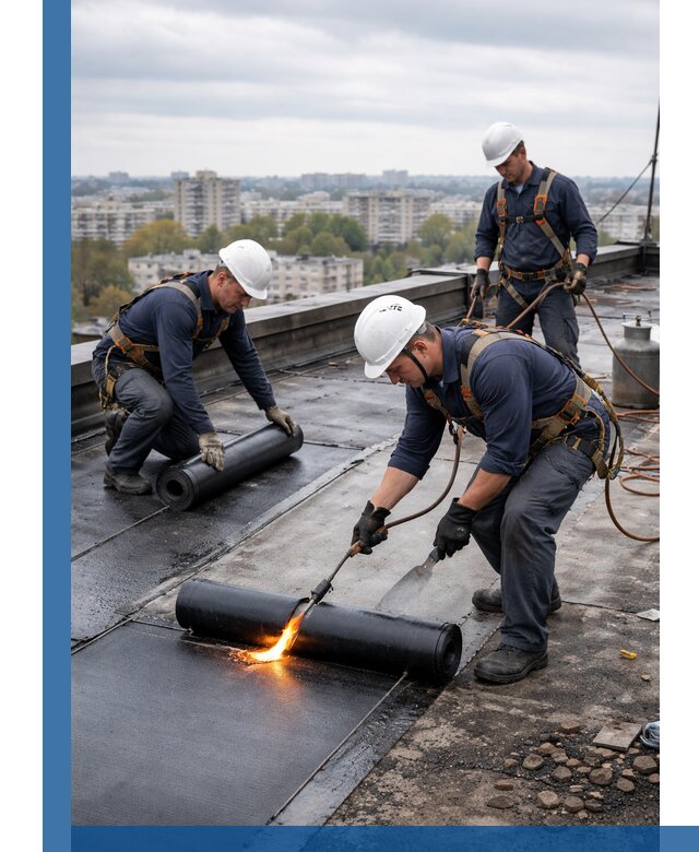 Ремонт наплавляемой кровли в Тутаеве качественно и надежно