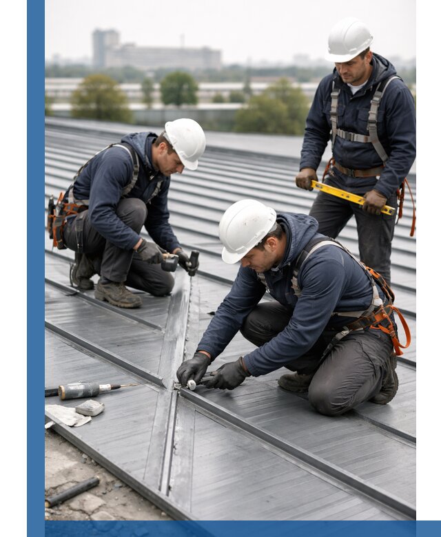 Ремонт фальцевой кровли в Тутаеве срочно и качественно