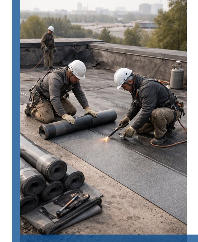 Монтаж мягкой кровли в Тутаеве профессионально и надежно