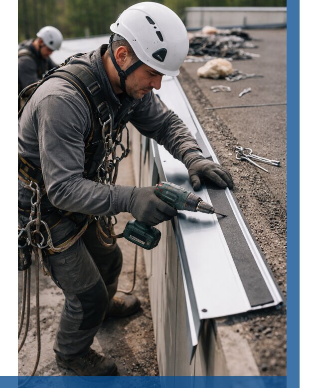 Монтаж капельника на кровле в Тутаеве от 315 р. | ВЫСОТНИК-Ттв