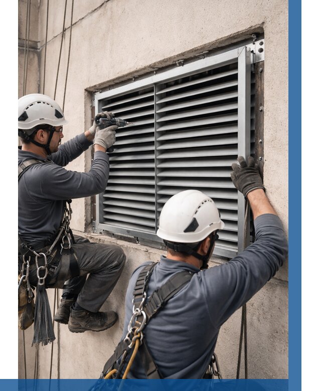 Монтаж вентиляционных решеток в Тутаеве от 4718 р. | ВЫСОТНИК-Ттв