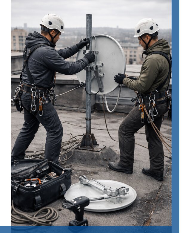 Демонтаж антенн на крыше в Тутаеве от 4718 р. | ВЫСОТНИК-Ттв