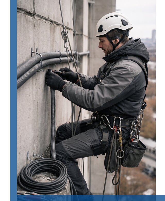 Профессиональный монтаж гофры для кабеля в Тутаеве с гарантией