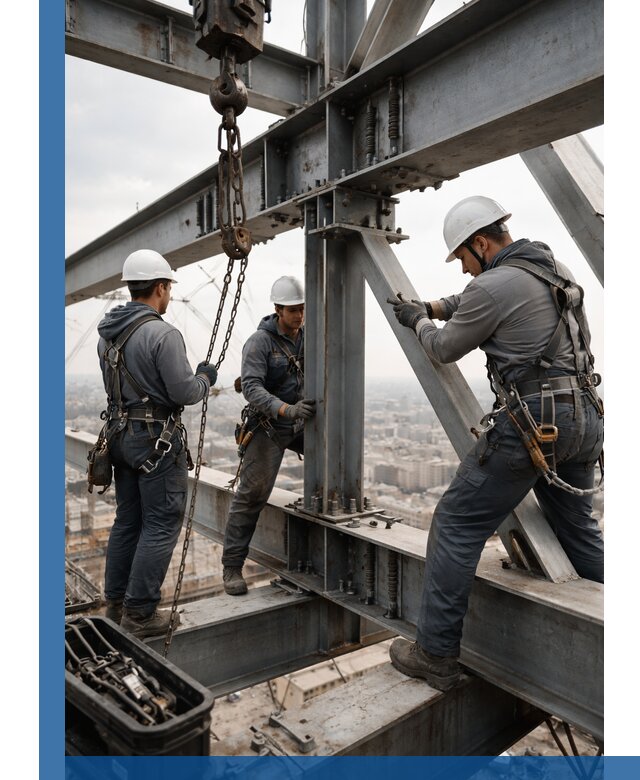 Профессиональный монтаж металлоконструкций на высоте в Тутаеве