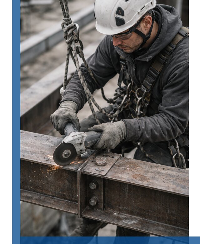 Резка металла на высоте в Тутаеве для зданий и конструкций