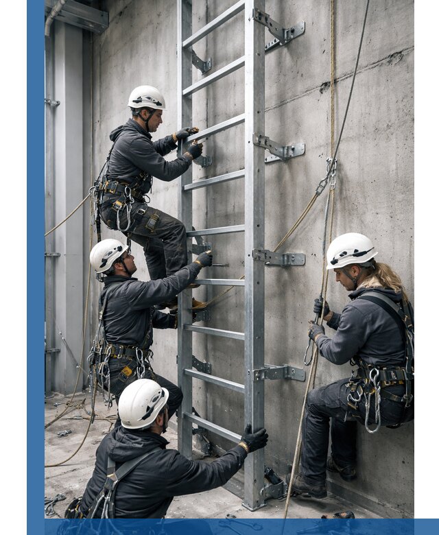 Монтаж металлических лестниц в Тутаеве под ключ со гарантией