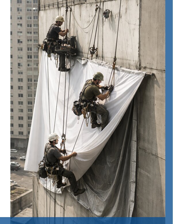 Замена баннерного полотна в Тутаеве от 6815 р. | ВЫСОТНИК-Ттв—заказать