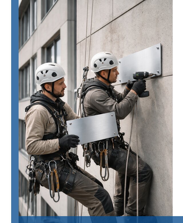 Монтаж табличек и указателей в Тутаеве для зданий и сооружений