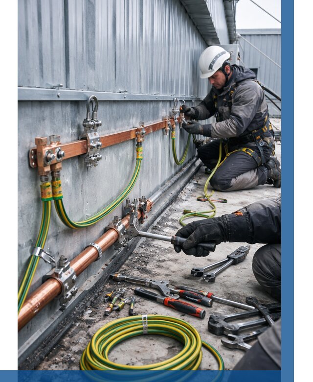 Монтаж заземления здания в Тутаеве от 26210 р. | ВЫСОТНИК-Ттв