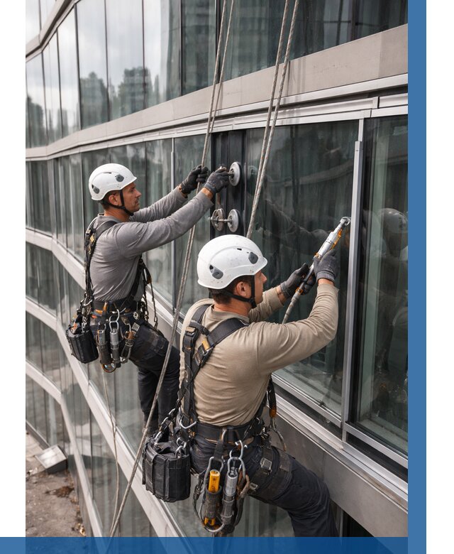 Радиусное остекление фасада в Тутаеве от 12581 р. | ВЫСОТНИК-Ттв