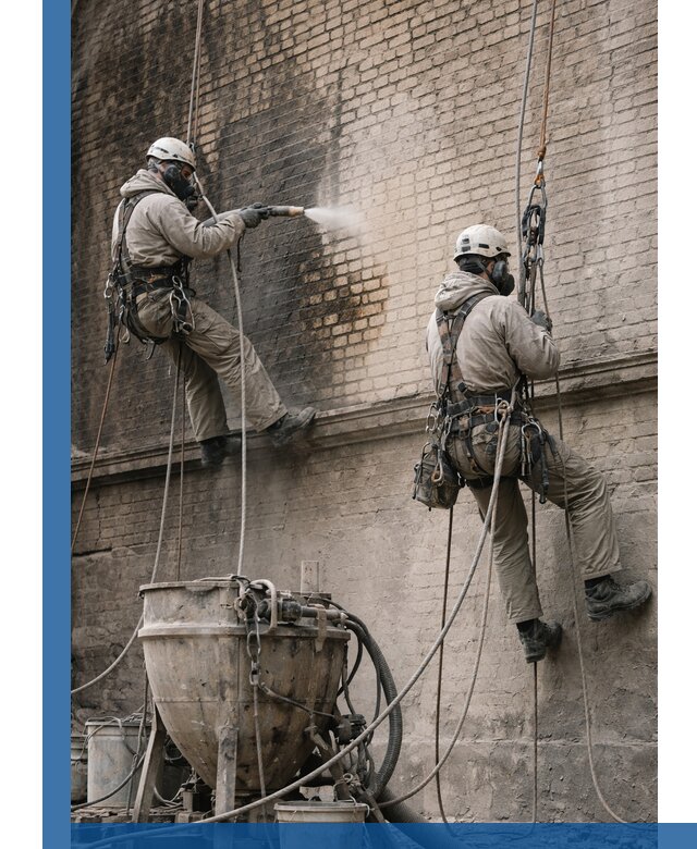 Пескоструйная очистка фасадов в Тутаеве профессионально