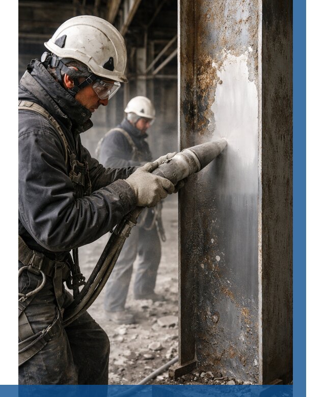 Удаление старой краски с металла в Тутаеве от 472 р. | ВЫСОТНИК-Ттв