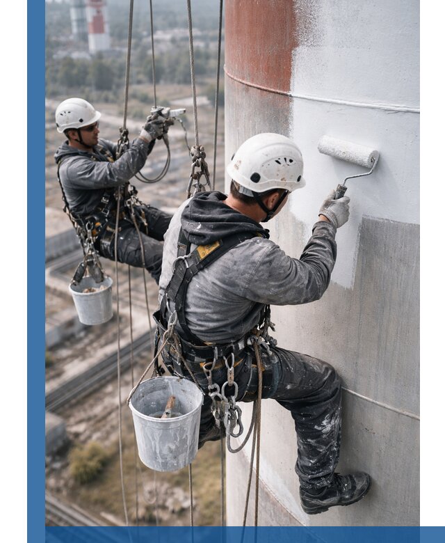 Покраска дымовых труб в Тутаеве: антикоррозийная защита и восстановление