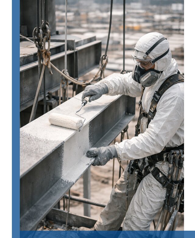 Профессиональная огнезащитная обработка металлоконструкций в Тутаеве