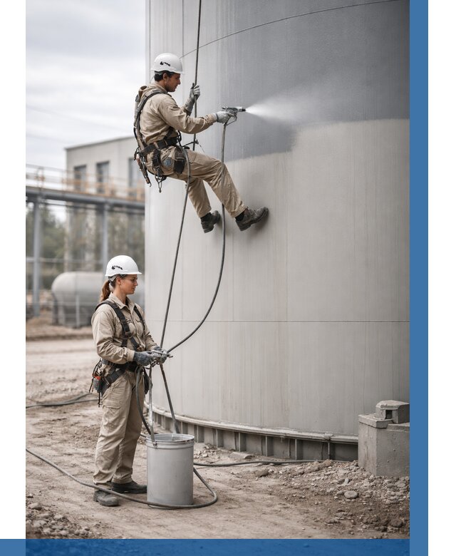 Покраска резервуаров в Тутаеве от 1258 р. | ВЫСОТНИК-Ттв — заказать