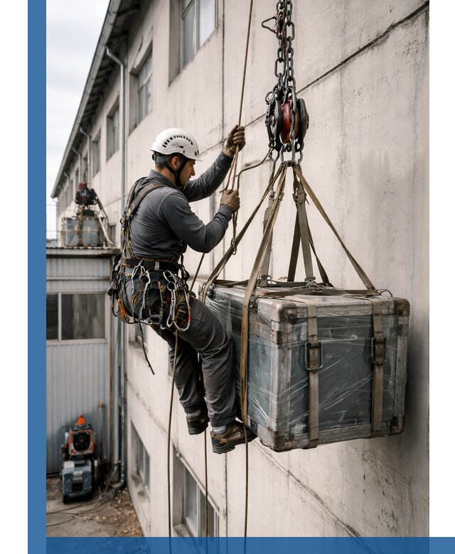 Подъем грузов на высоту в Тутаеве для промышленных объектов