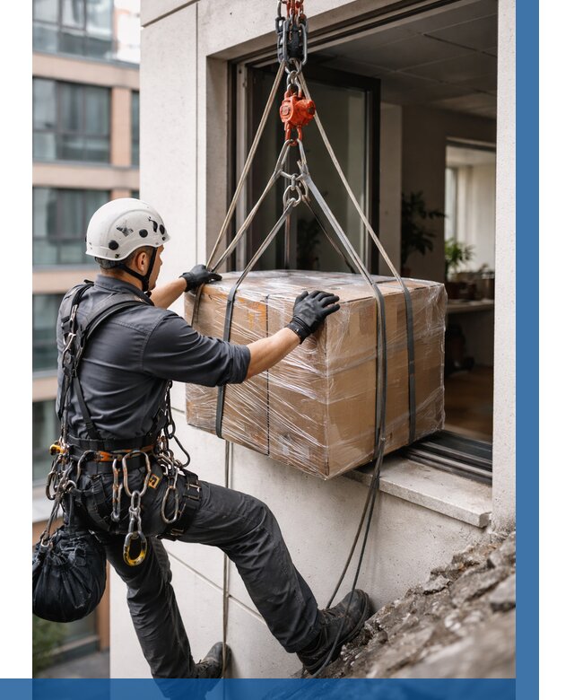 Подъем груза через окно в Тутаеве от 4718 р. | ВЫСОТНИК-Ттв