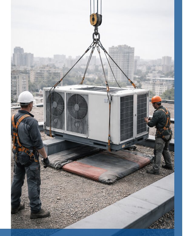 Подъем груза на крышу в Тутаеве от 5242 р. | ВЫСОТНИК-Ттв заказать