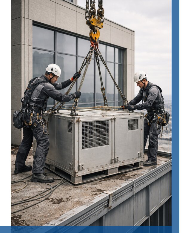 Такелажные работы на высоте в Тутаеве от 8387 р. | ВЫСОТНИК-Ттв