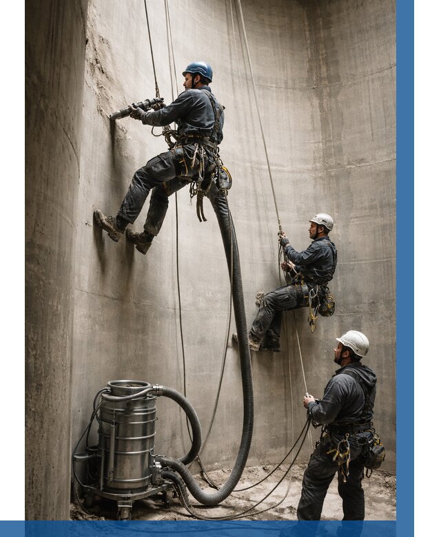 Зачистка силосов в Тутаеве от 4718 р. Договор и смета ВЫСОТНИК-Ттв