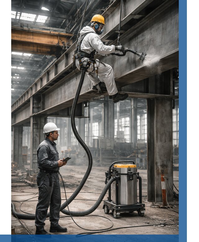 Обеспыливание конструкций в цехе в Тутаеве от 4403 р. | ВЫСОТНИК-Ттв