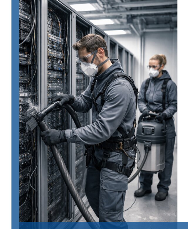 Обеспыливание серверной комнаты в Тутаеве, профессиональная очистка