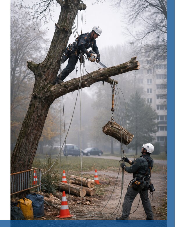 Удаление аварийных деревьев в Тутаеве от 15726 р. | ВЫСОТНИК-Ттв