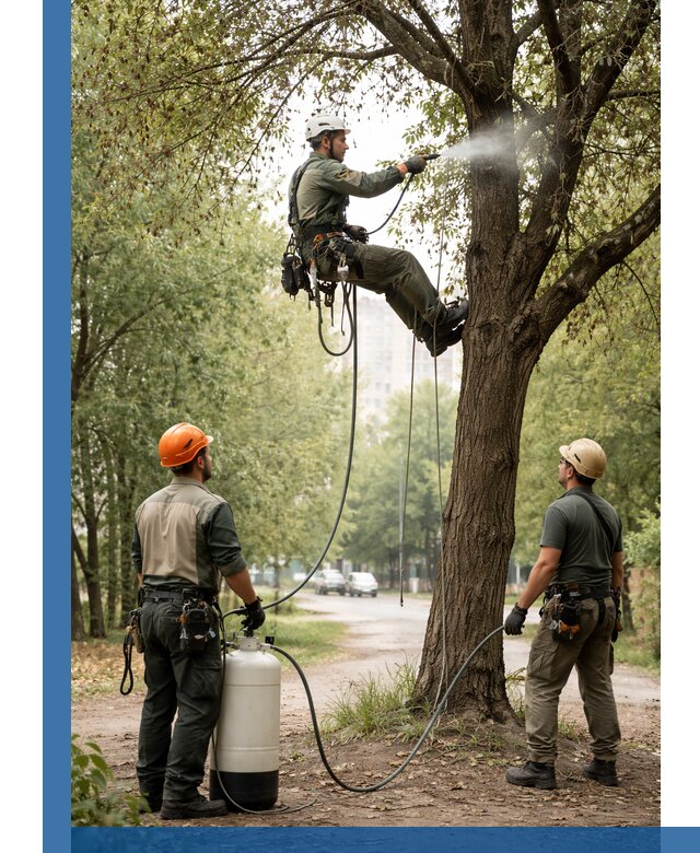 Обработка деревьев от вредителей в Тутаеве профессиональная защита